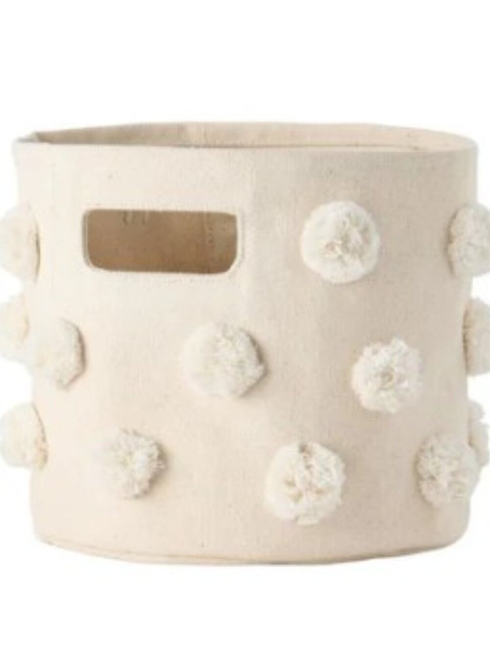 PEHR Pom Pom Basket Mini Natural NEW